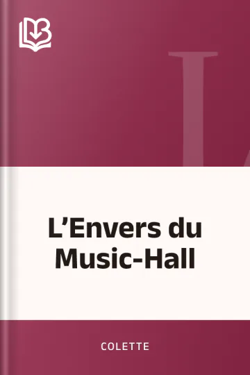 L’Envers du Music-Hall de Colette, couverture du livre