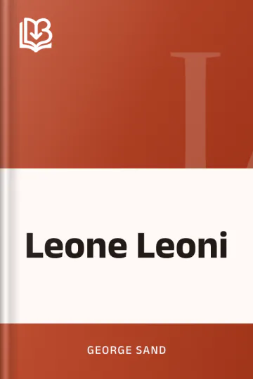 Leone Leoni de George Sand, couverture du livre