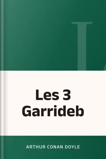 Les 3 Garrideb d’Arthur Conan Doyle, couverture du livre