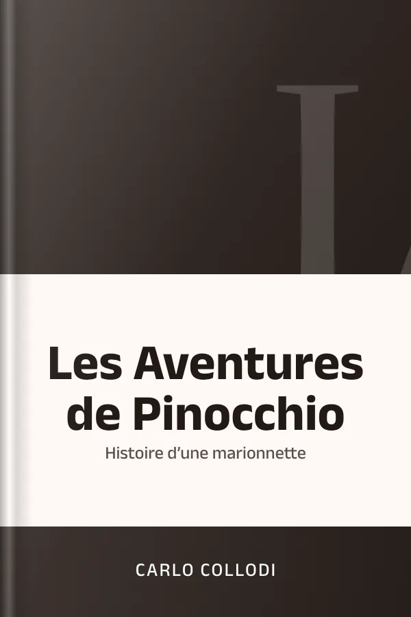 Les Aventures de Pinocchio : Histoire d’une marionnette de Carlo Collodi, couverture du livre