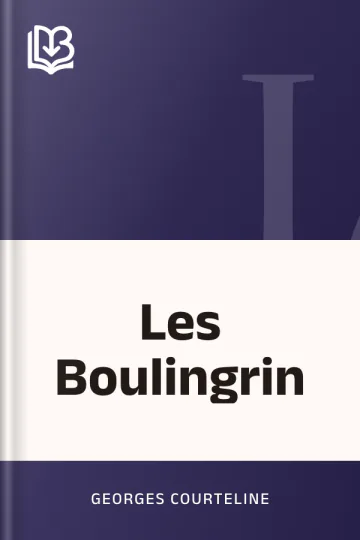 Les Boulingrin de Georges Courteline, couverture du livre