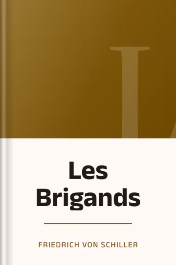 Les Brigands de Friedrich von Schiller, couverture du livre