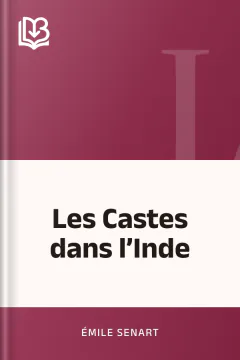Les Castes dans l’Inde - Émile Senart