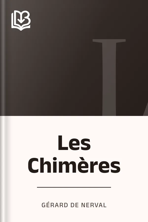 Les Chimères de Gérard de Nerval, couverture du livre