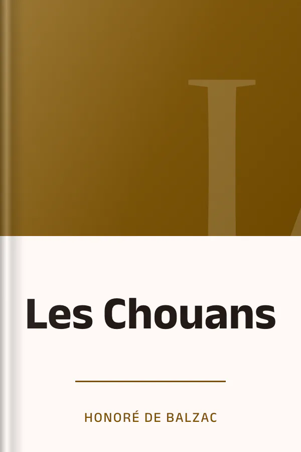 Les Chouans d’Honoré de Balzac, couverture du livre