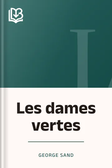 Les dames vertes de George Sand, couverture du livre