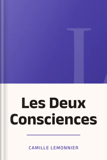 Les Deux Consciences de Camille Lemonnier, couverture du livre