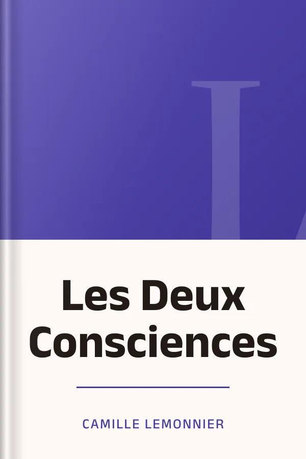 Les Deux Consciences de Camille Lemonnier, couverture du livre