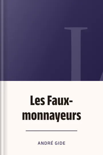 Les Faux-monnayeurs d’André Gide, couverture du livre