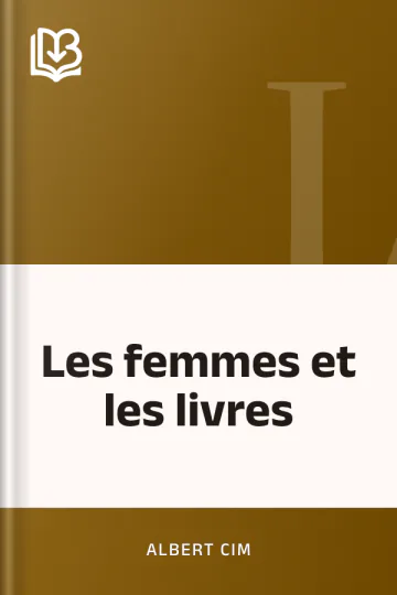 Les femmes et les livres d’Albert Cim, couverture du livre