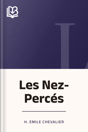 Les Nez-Percés d’H. Emile Chevalier, couverture du livre