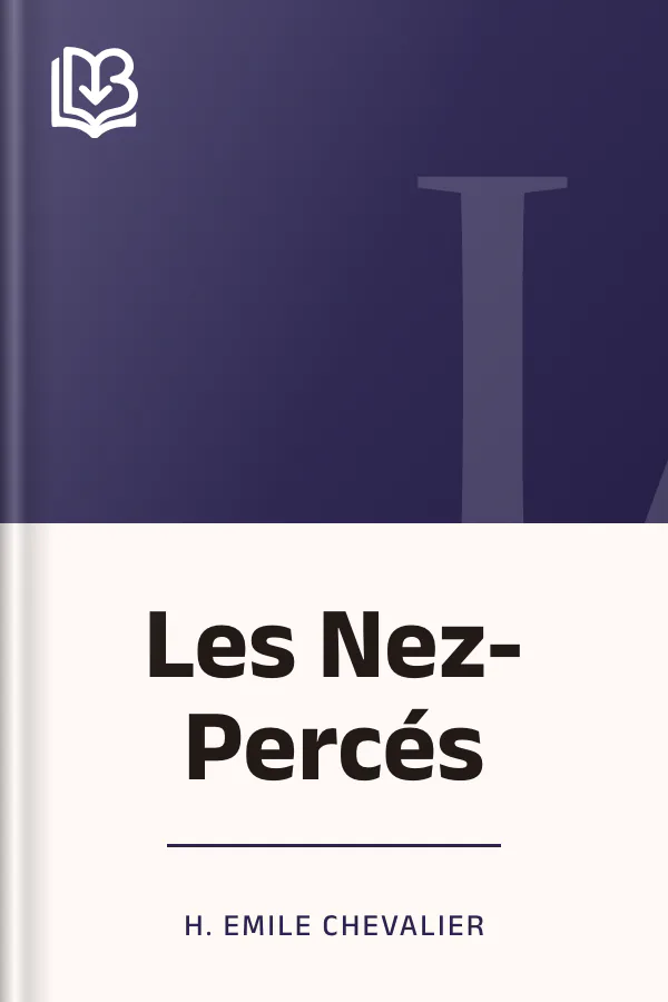Les Nez-Percés d’H. Emile (Henri Emile) Chevalier, couverture du livre
