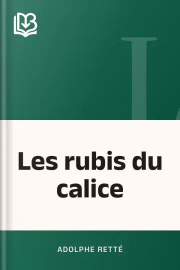 Les rubis du calice d’Adolphe Retté, couverture du livre