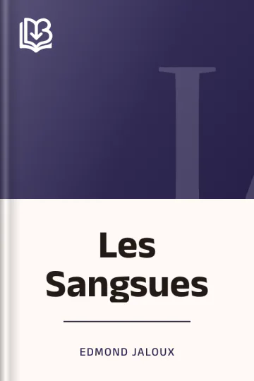 Les Sangsues d’Edmond Jaloux, couverture du livre