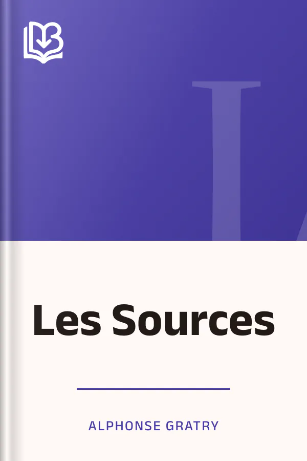 Les Sources d’Alphonse Gratry, couverture du livre