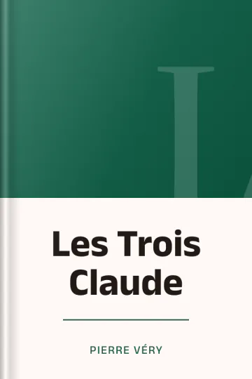 Les Trois Claude de Pierre Véry, couverture du livre