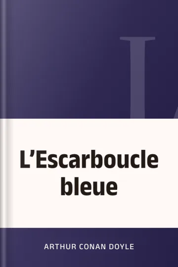 L’Escarboucle bleue d’Arthur Conan Doyle, couverture du livre