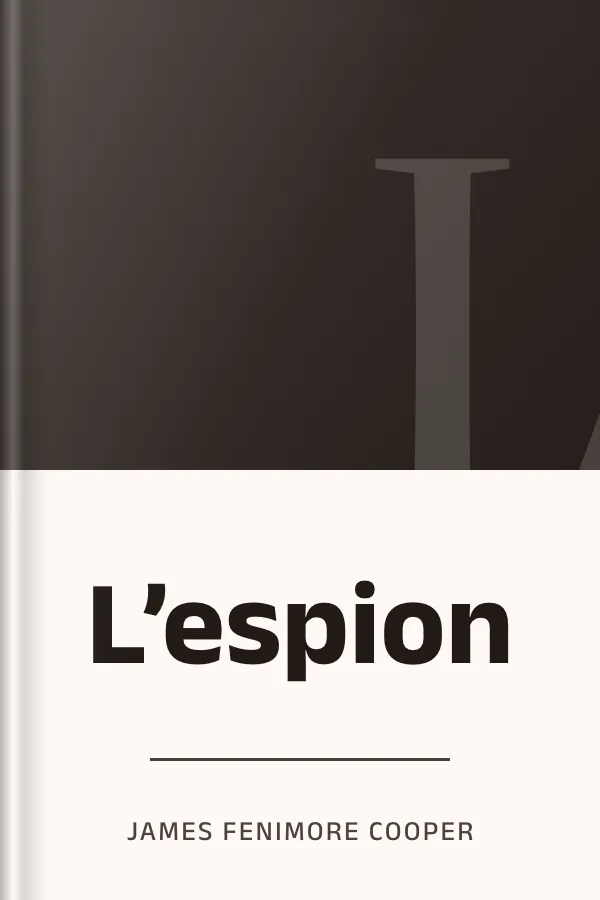 L’espion de James Fenimore Cooper, couverture du livre