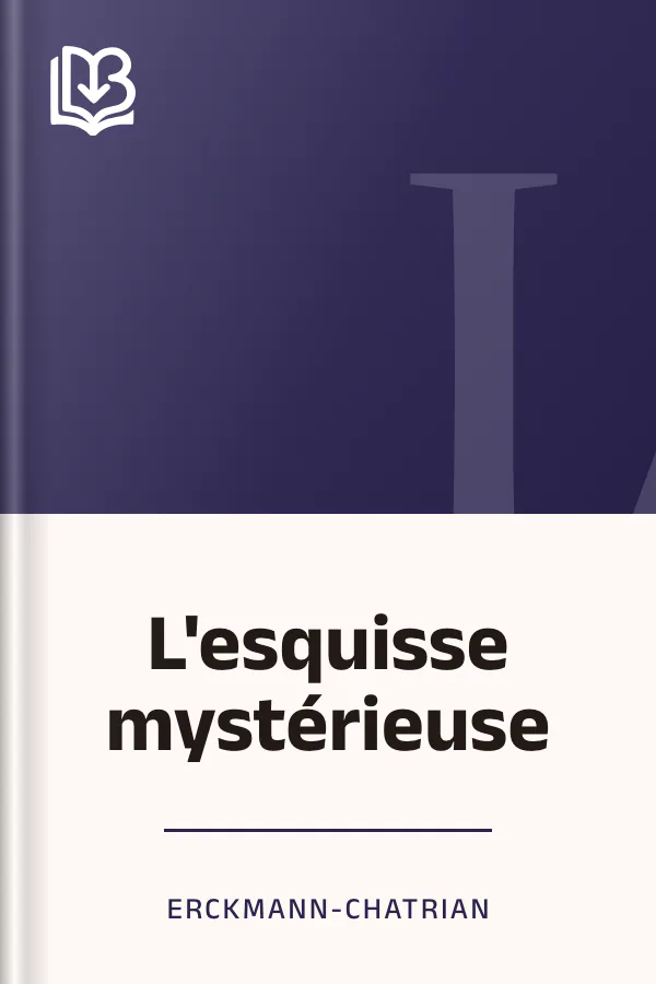 L'esquisse mystérieuse d’Erckmann-Chatrian, couverture du livre