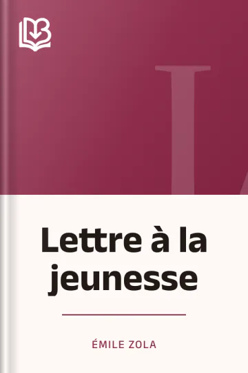 Lettre à la jeunesse d’Émile Zola, couverture du livre