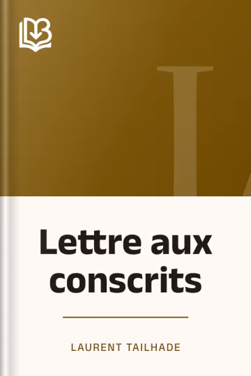 Lettre aux conscrits de Laurent Tailhade, couverture du livre