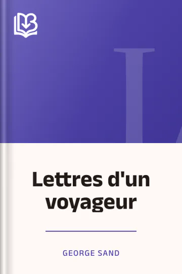 Lettres d'un voyageur de George Sand, couverture du livre
