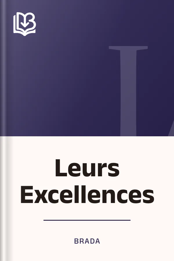 Leurs Excellences de Brada, couverture du livre