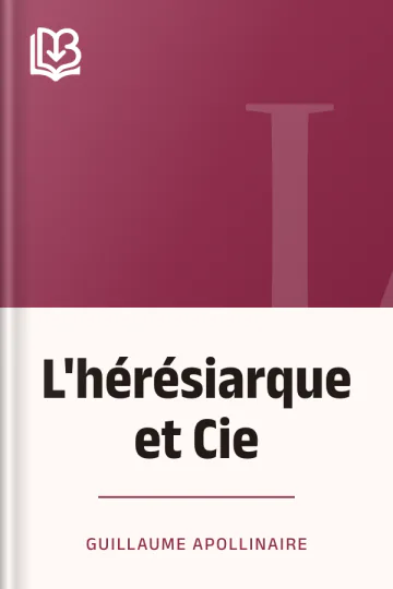 L'hérésiarque et Cie de Guillaume Apollinaire, couverture du livre