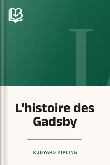 L'histoire des Gadsby de Rudyard Kipling, couverture du livre