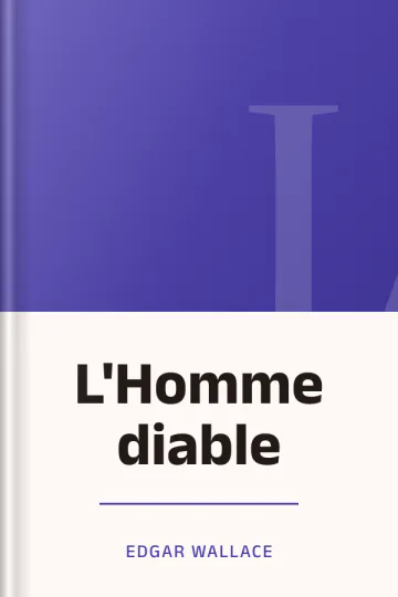 L'Homme diable d’Edgar Wallace, couverture du livre