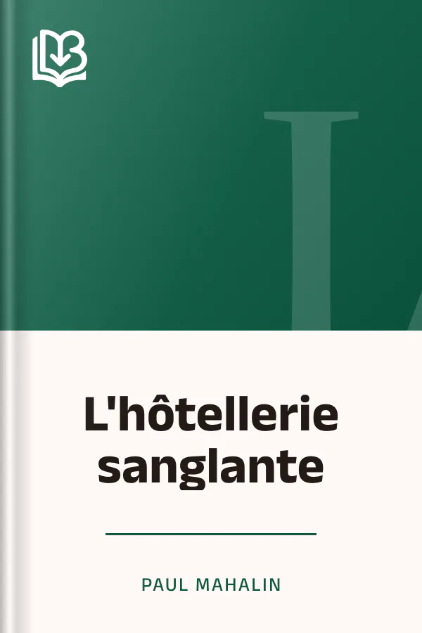 L'hôtellerie sanglante de Paul Mahalin, couverture du livre