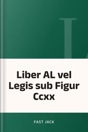 Liber AL vel Legis sub Figur Ccxx de Fast Jack, couverture du livre