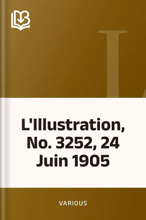 L'Illustration, No. 3252, 24 Juin 1905, couverture du livre