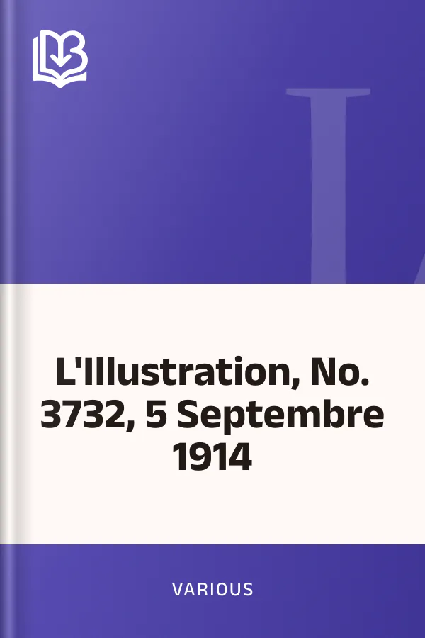 L'Illustration, No. 3732, 5 Septembre 1914, couverture du livre