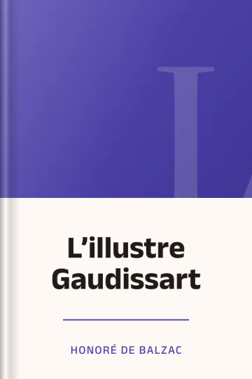 L’illustre Gaudissart d’Honoré de Balzac, couverture du livre