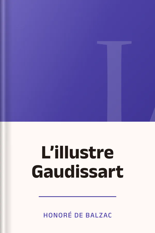 L’illustre Gaudissart d’Honoré de Balzac, couverture du livre
