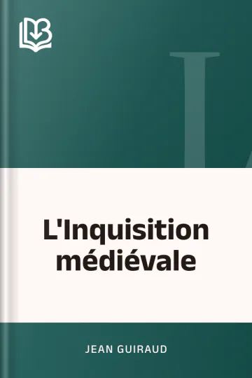 L'Inquisition médiévale de Jean Guiraud, couverture du livre