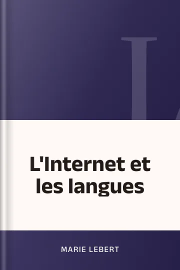 L'Internet et les langues de Marie Lebert, couverture du livre