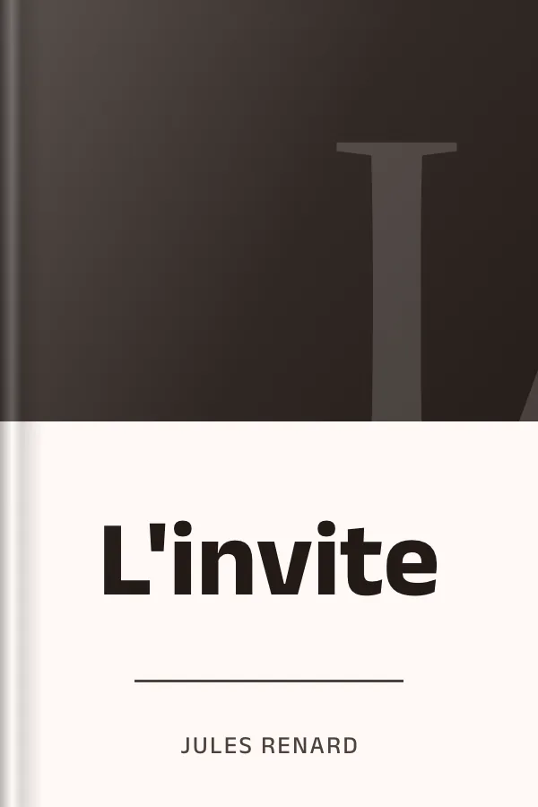 L'invite de Jules Renard, couverture du livre