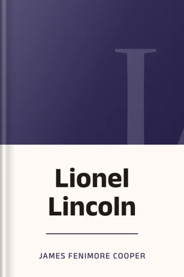 Lionel Lincoln de James Fenimore Cooper, couverture du livre