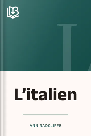 L’italien d’Ann Radcliffe, couverture du livre