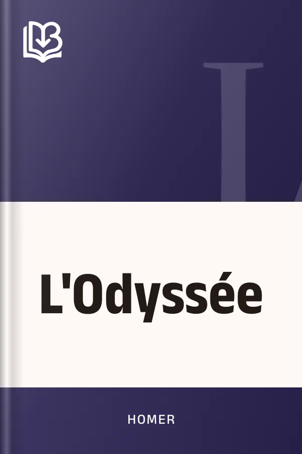 L'Odyssée d’Homère, couverture du livre
