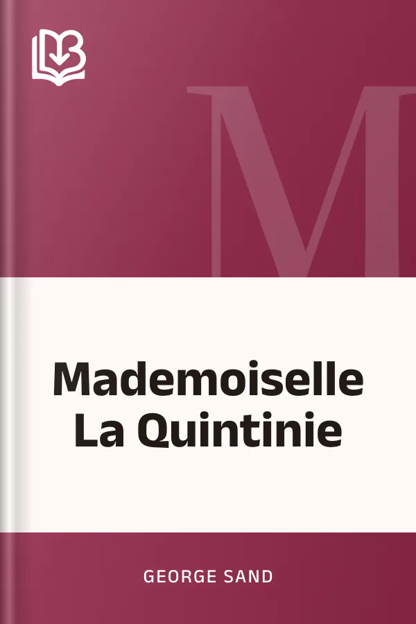 Mademoiselle La Quintinie de George Sand, couverture du livre