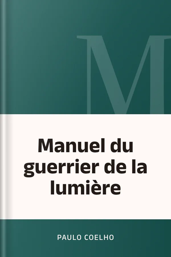 Manuel du guerrier de la lumière de Paulo Coelho, couverture du livre
