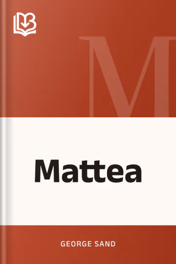 Mattea de George Sand, couverture du livre