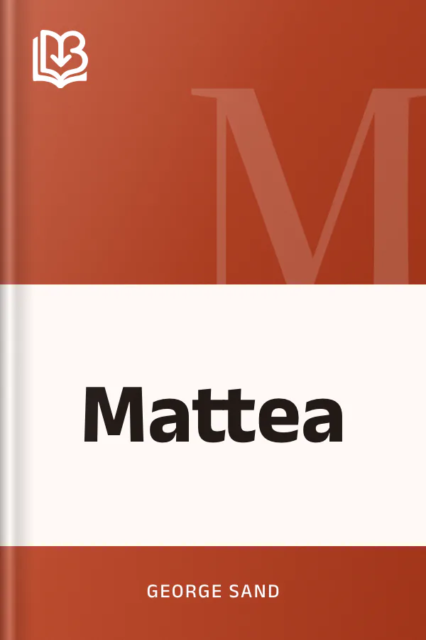 Mattea de George Sand, couverture du livre