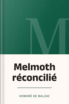 Melmoth réconcilié - Honoré de Balzac