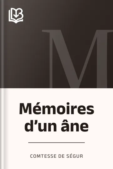Mémoires d’un âne de Comtesse de Ségur, couverture du livre