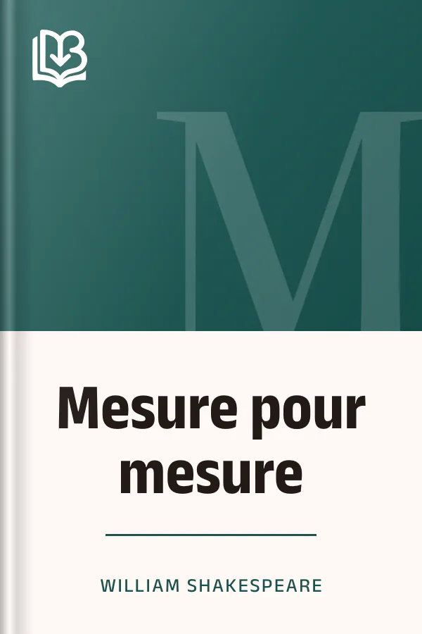 Mesure pour mesure de William Shakespeare, couverture du livre