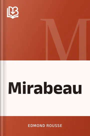 Mirabeau d’Edmond Rousse, couverture du livre